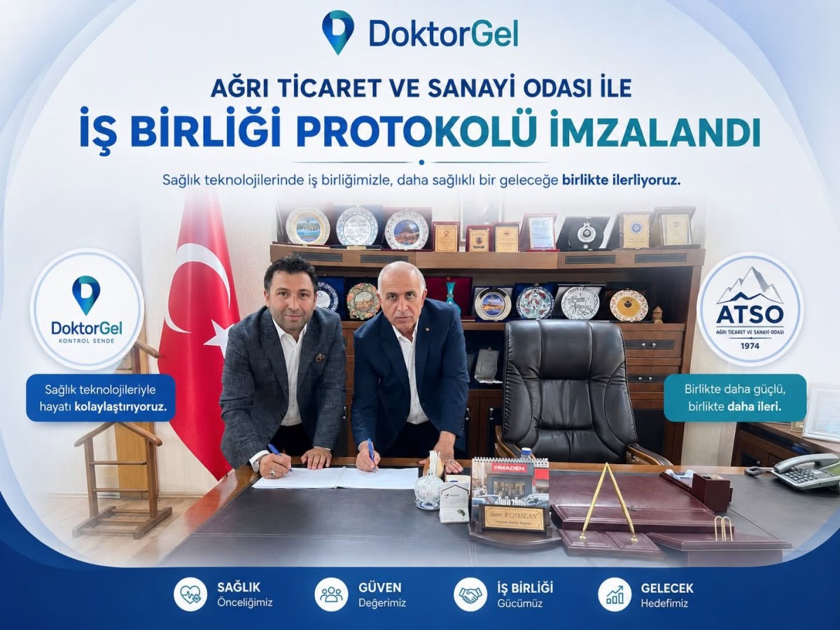Ağrı TSO ile DoktorGel Arasında İş Birliği Protokolü İmzalandı