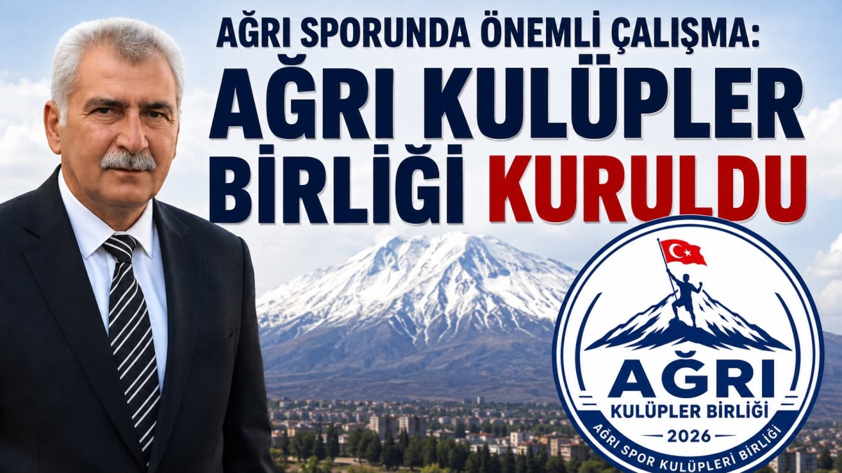 Ağrı Sporunda Önemli Çalışma: Ağrı Kulüpler Birliği Kuruldu